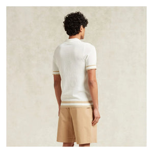 Ché Studios - Quinn Cotton Polo T-Shirt | White