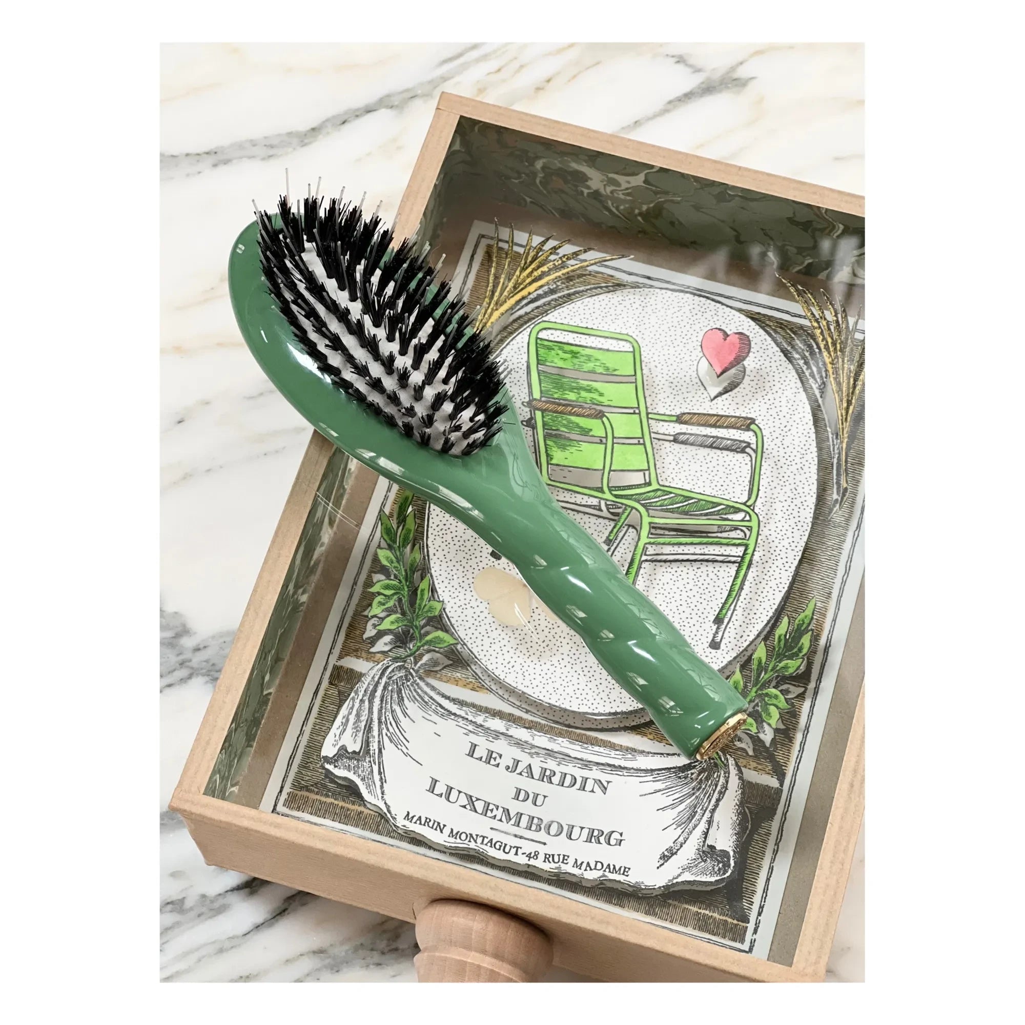 La Bonne Brosse - N°02 Temel Küçük Fırça - Bakım ve Dolaşık Açma | Badem yeşili