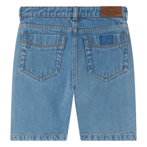 Bonpoint - Elvio Denim Bermuda-Shorts Bio-Baumwolle | Blau