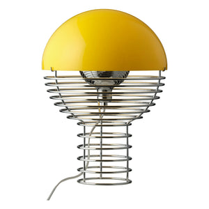 Verpan - Wire Table Lamp - Verner Panton | Yellow