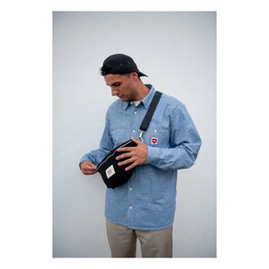 Mama Hangs - Bloom Bag multifunktionale Bananentasche | Schwarz