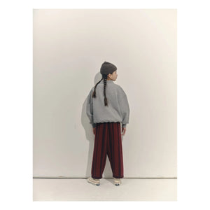Main Story - Organik Pamuklu Polo Yaka Sweatshirt | Gri
