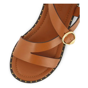Socque Paris - Hydra Deri Sandalet | Camel