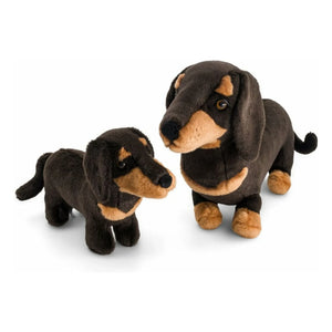 La Pelucherie - Plüschtier Dackel Eugène 40 cm | Schwarz