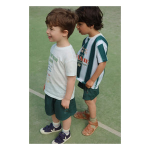 Konges Sløjd - Striped T-Shirt Recycled Fibres | Green