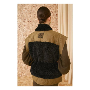 Ulla Johnson – Shiloh ärmellose Jacke | Schwarz