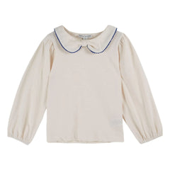 Emile et Ida - T-Shirt aus Bio-Baumwolle Picote | Creme