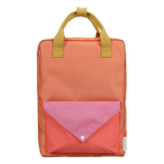 Sticky Lemon - Büyük Zarf Sırt Çantası | Mercan