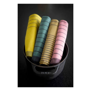 La cerise sur le gâteau - Piero cotton striped kitchen towel | Camel