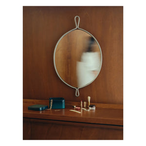 Maison Sarah Lavoine - Arpège Brushed Stainless Steel Mirror | Steel