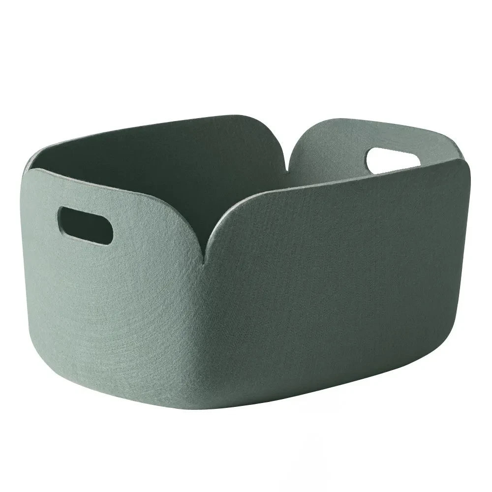 Muuto - Aufbewahrungskorb Restore - Petrolblau