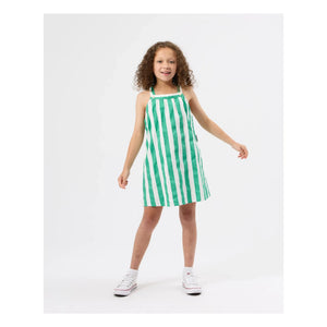 Goldie + Ace - Gestreiftes Kleid | Grün