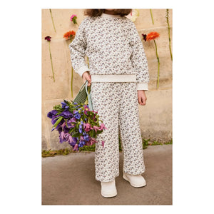 Louise Misha - Ysalia Organic Cotton Floral Pants | Cream