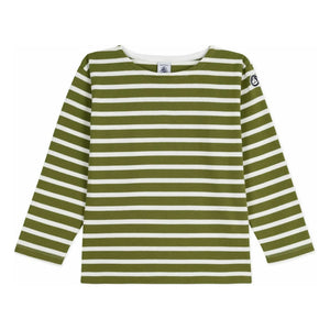 Petit Bateau - Logo Short-Sleeve Marinière Organic Cotton T-Shirt | Green