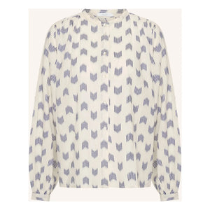 By Bar - Nyka Oase Baumwollbluse | Blau