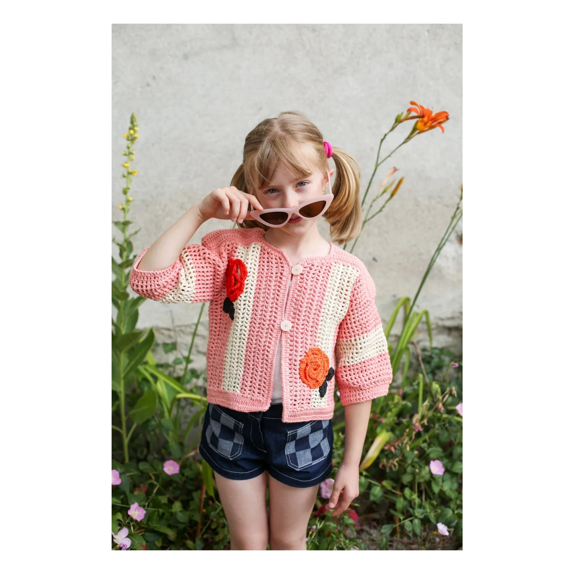 Kalinka - Penelope Crochet Jacket | Pink