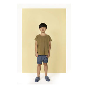 Gray Label - Organik Pamuk Şort | Gri mavi