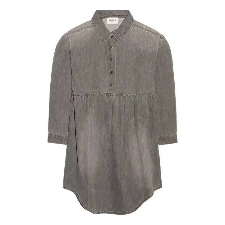 Finger in the nose - Darlin Denim Elbise | Denim gri