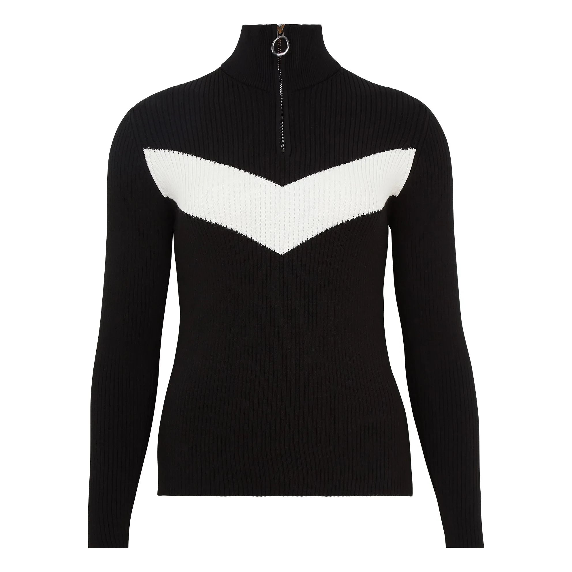 Fusalp – Andromeda Pullover mit Reißverschluss | Schwarz