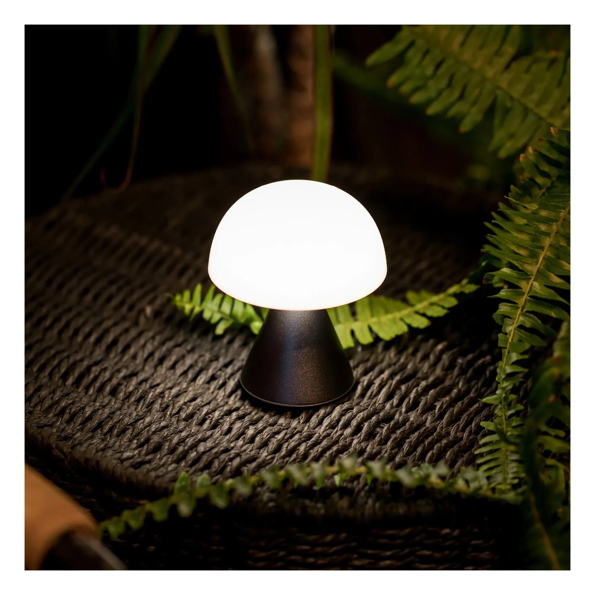 Lexon - Mina Mini LED Table Lamp | Steel Gray