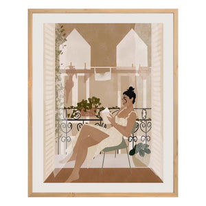 Carla Llanos - Summer in Paris Poster