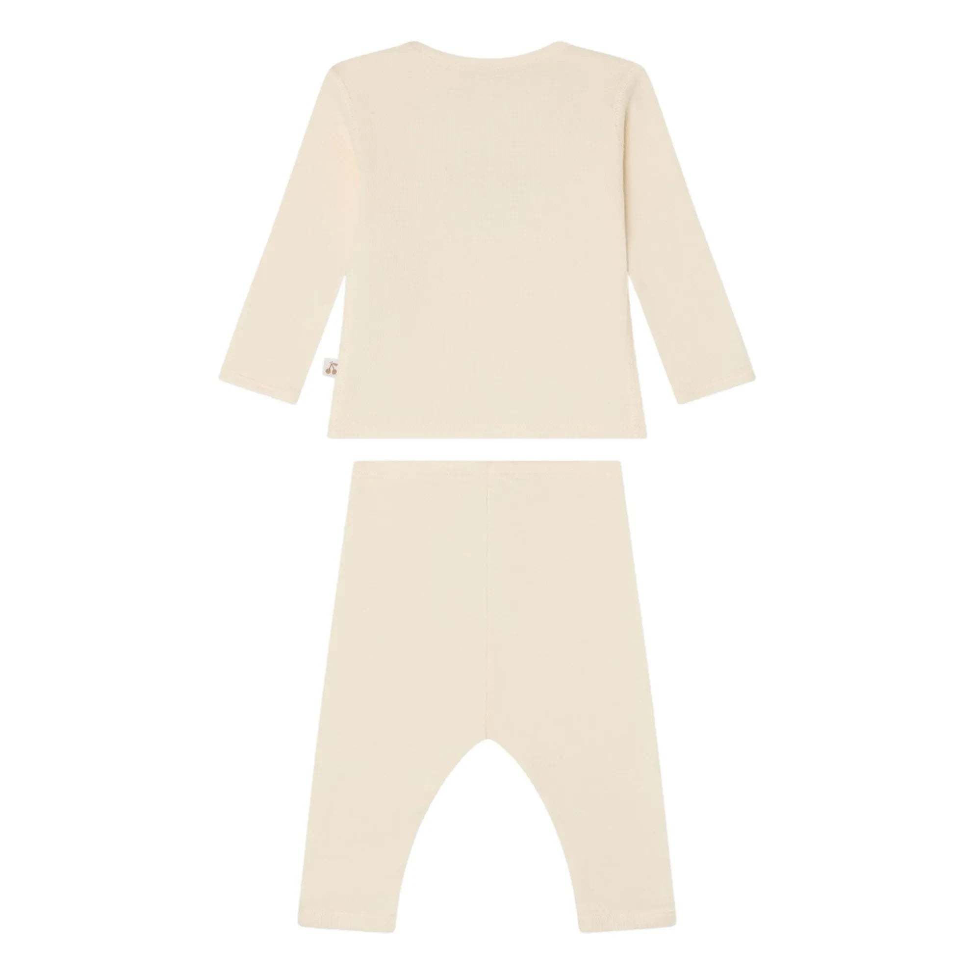 Bonpoint - Timi Organic Cotton T-Shirt and Leggings Set | Brown