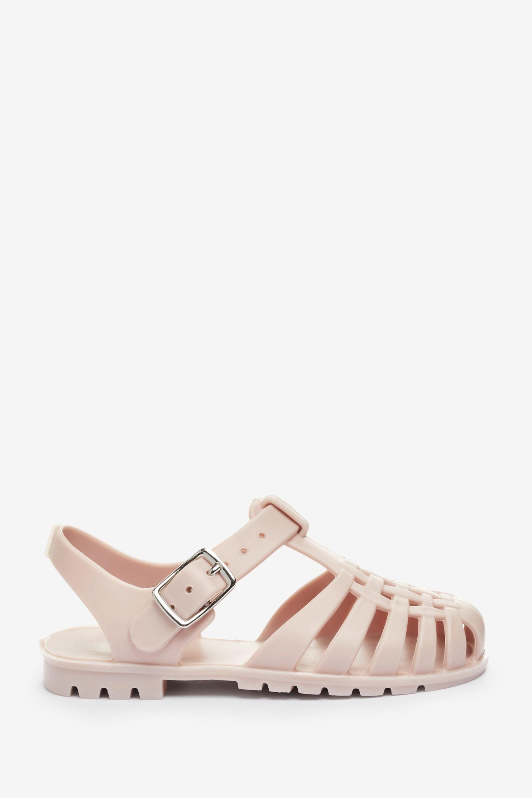 Next - Kız Çocuk Jöle Jelly Pembe Sandalet - 25.5-Dinossi