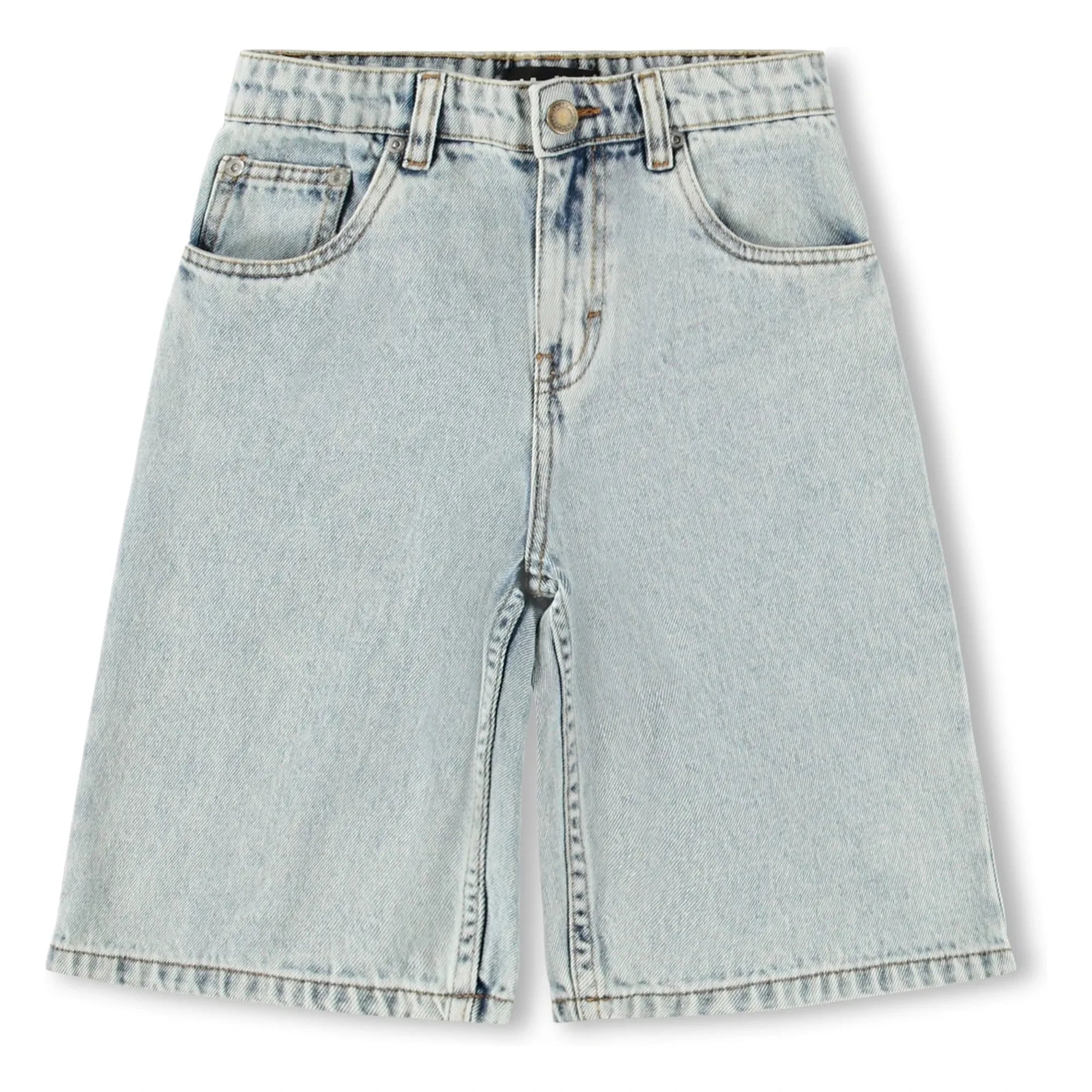 Molo - Jeans-Bermuda mit Kunstmuster aus Bio-Baumwolle | Hellblau