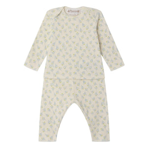 Bonpoint - Timi Voiliers Organic Cotton T-Shirt and Leggings Set | Off White
