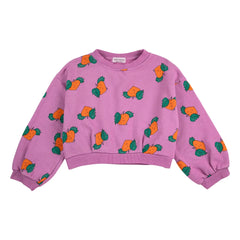 Bobo Choses - Mor Organik Pamuk Sweat Crop