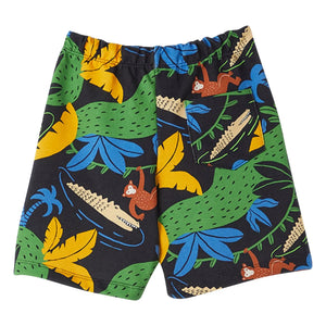 Fabula - Bermudas Molton Jungle | Schwarz