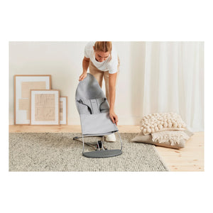 BabyBjörn - Bliss Baby Bouncer için 3D Jersey Kılıf | Açık gri