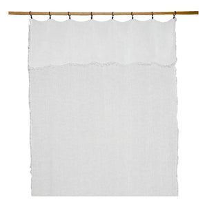 Haomy - Bergamo linen curtain | White