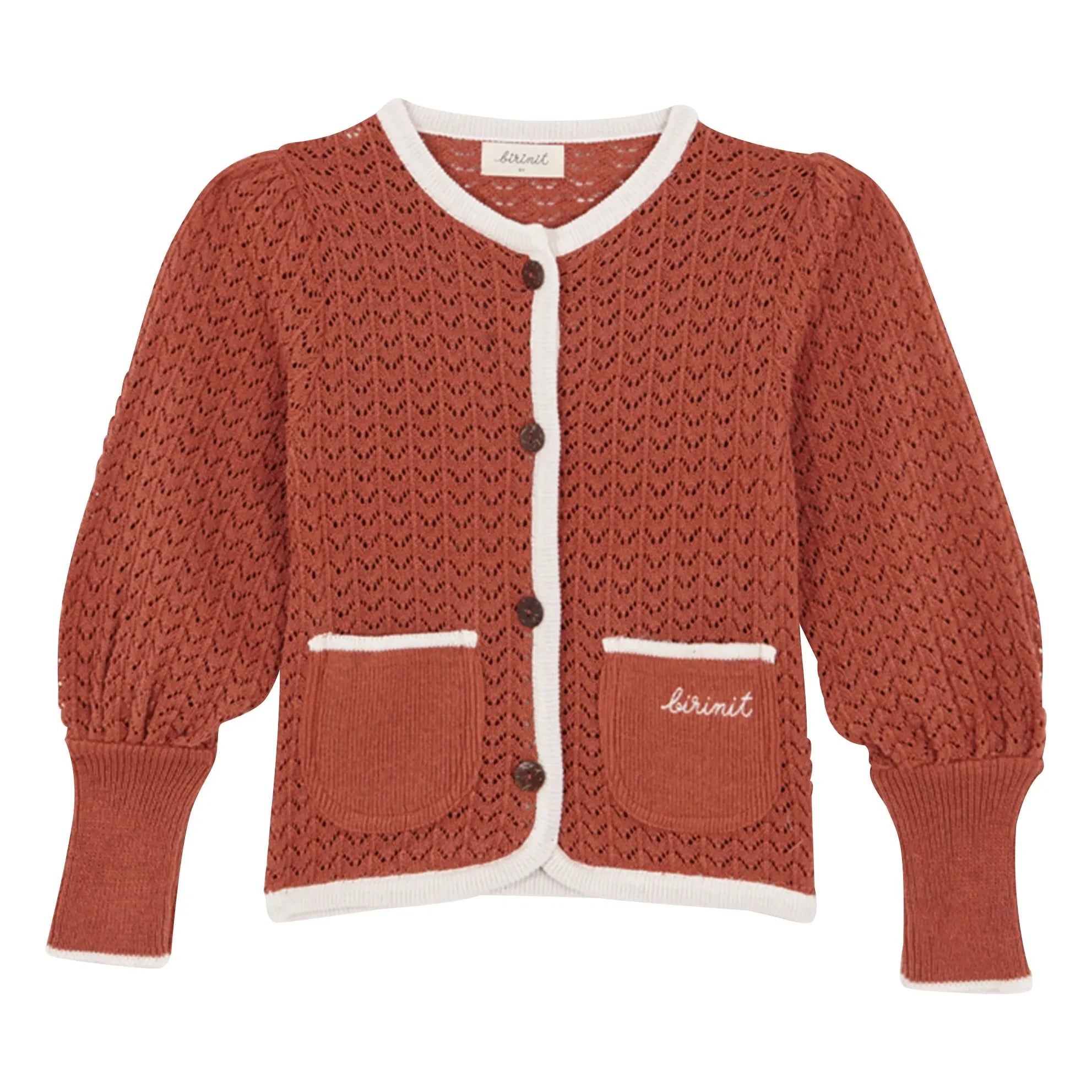 birinit - Ponçik Cardigan | Terracotta