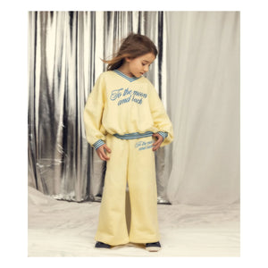 Mini Rodini - Return to the Moon and Sun Sweat aus Bio-Baumwolle | Gelb