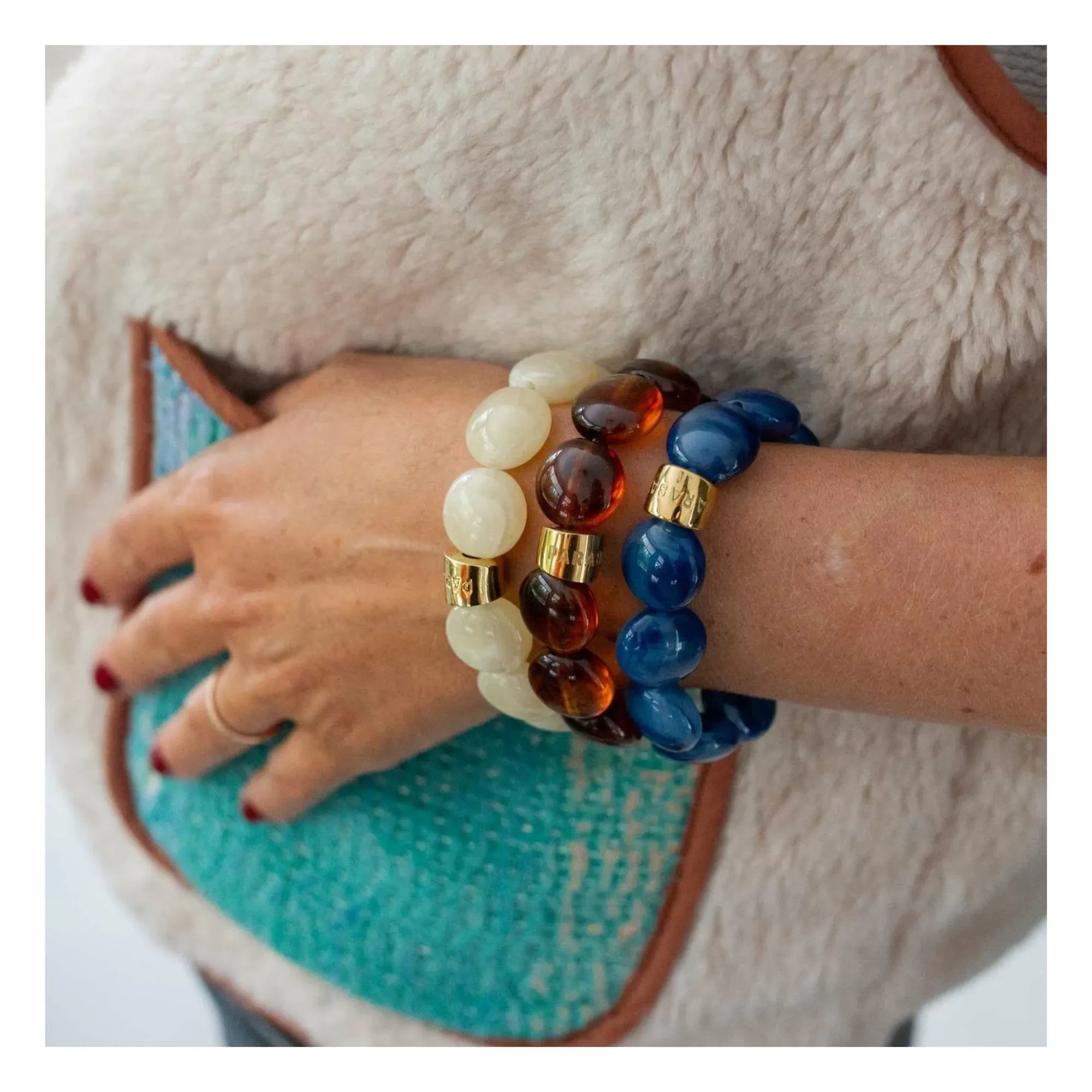 Parabaya - Bombom Orage bracelet | Blue