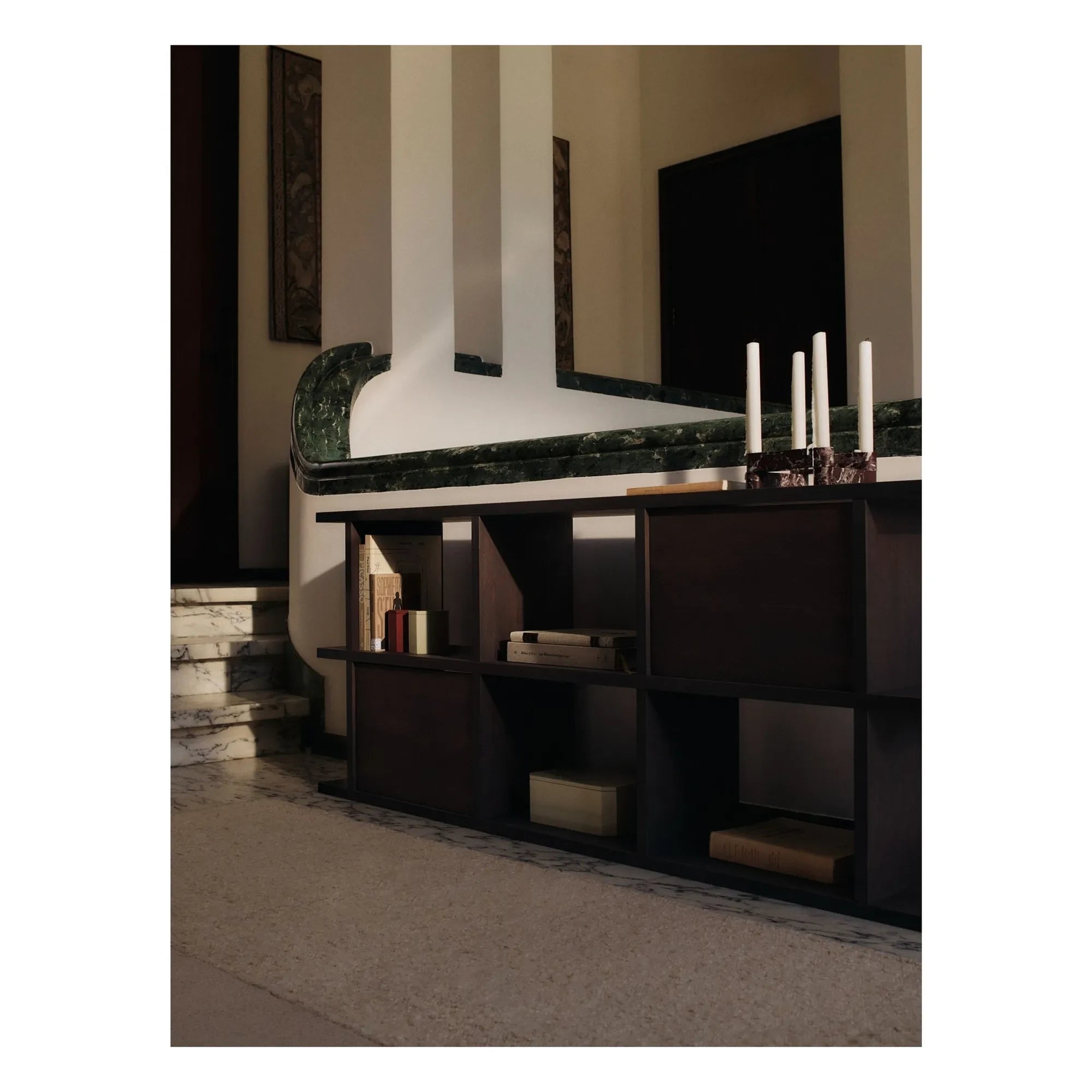 Ferm Living - Holzmodul für Kona Bücherregal | Dunkle Eiche