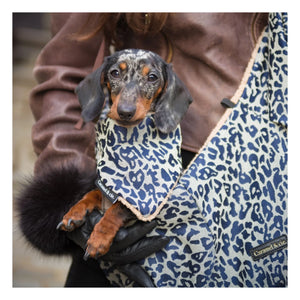 Caramel & Cie - Leopar Köpekli Çapraz Çanta Promenade | Gri