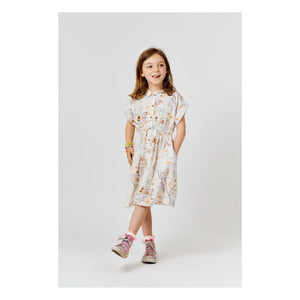 Arsène et Les Pipelettes - Mexican Dress Made of Organic Cotton Voile | Ecru