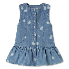 Fliink - Don Denim Elbise | Mavi