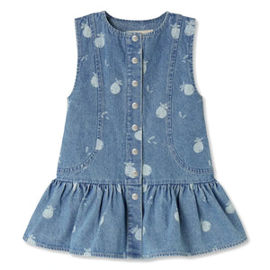 Fliink - Don Denim Elbise | Mavi