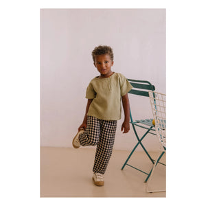 Studio Bohème - Orso Organic Cotton Jersey T-Shirt | Light Khaki