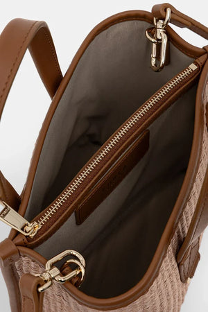 Furla örgü kumaştan kadın crossbody çanta Divide It Mini Tote