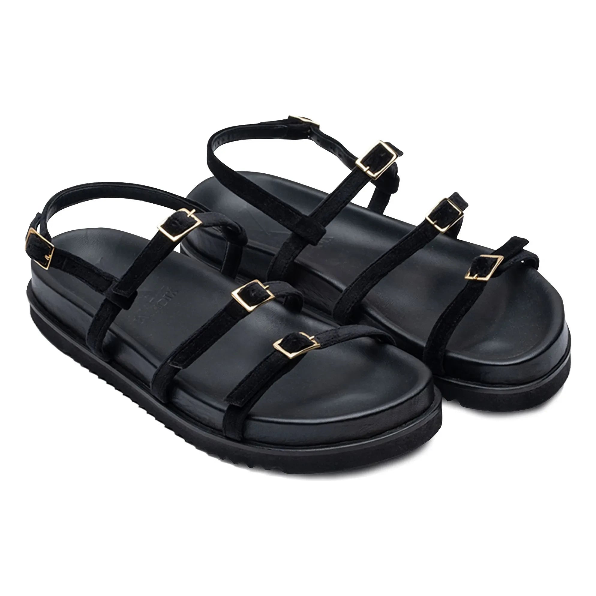 Lachoix - Ella Leather sandals | Black