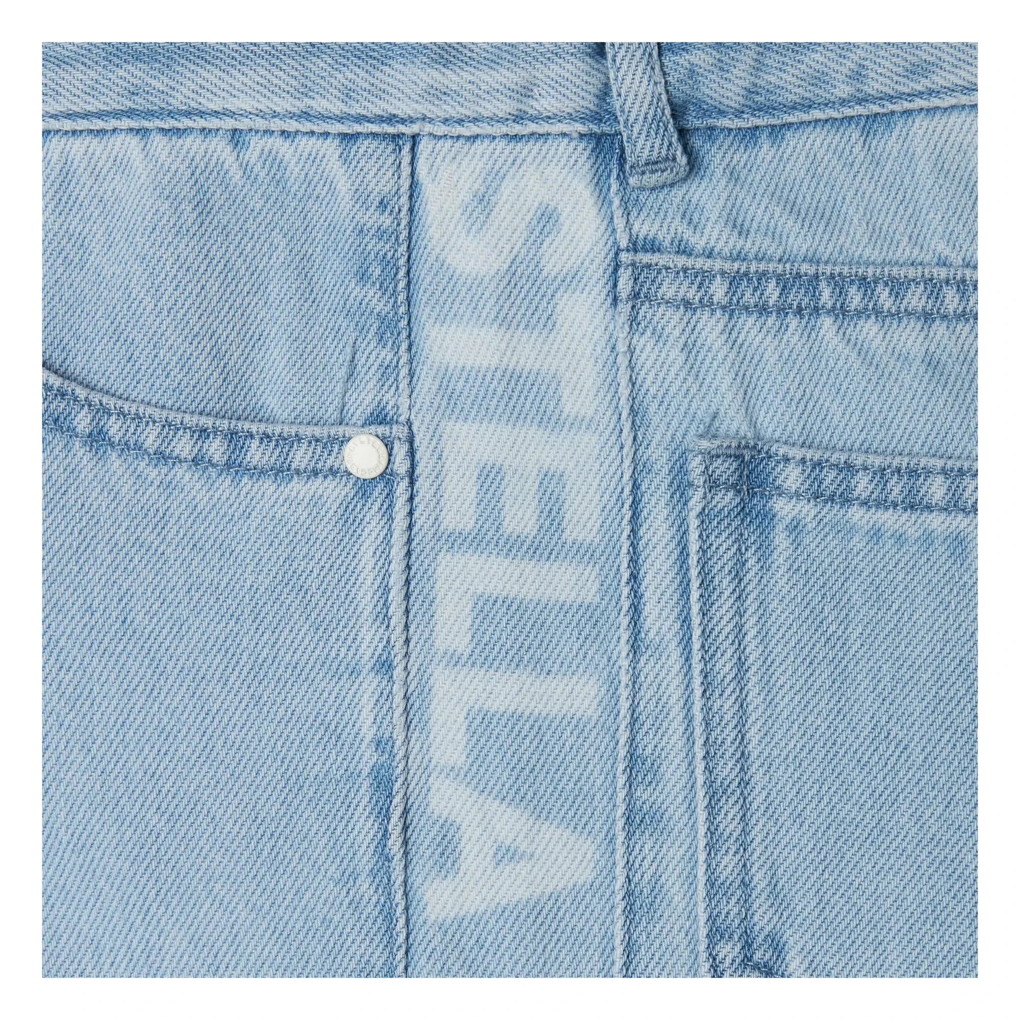 Stella McCartney Kids - Jean şort | Açık Mavi