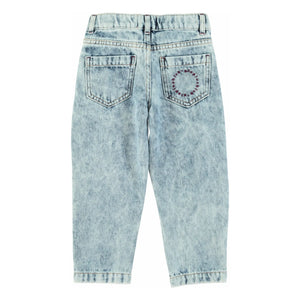 Piupiuchick – Ausgewaschene Mom Jeans | Hellblau