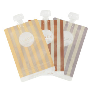 Haps Nordic - Yeniden Kullanılabilir Şişeler - 3'lü Set | Bej