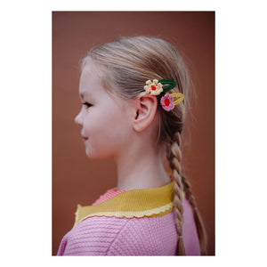 Sticky Lemon - 2 Çiçek Klipsi Seti | Soluk Pembe