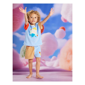 Halcyon Nights - Rocket Sponge T-Shirt | Açık Mavi