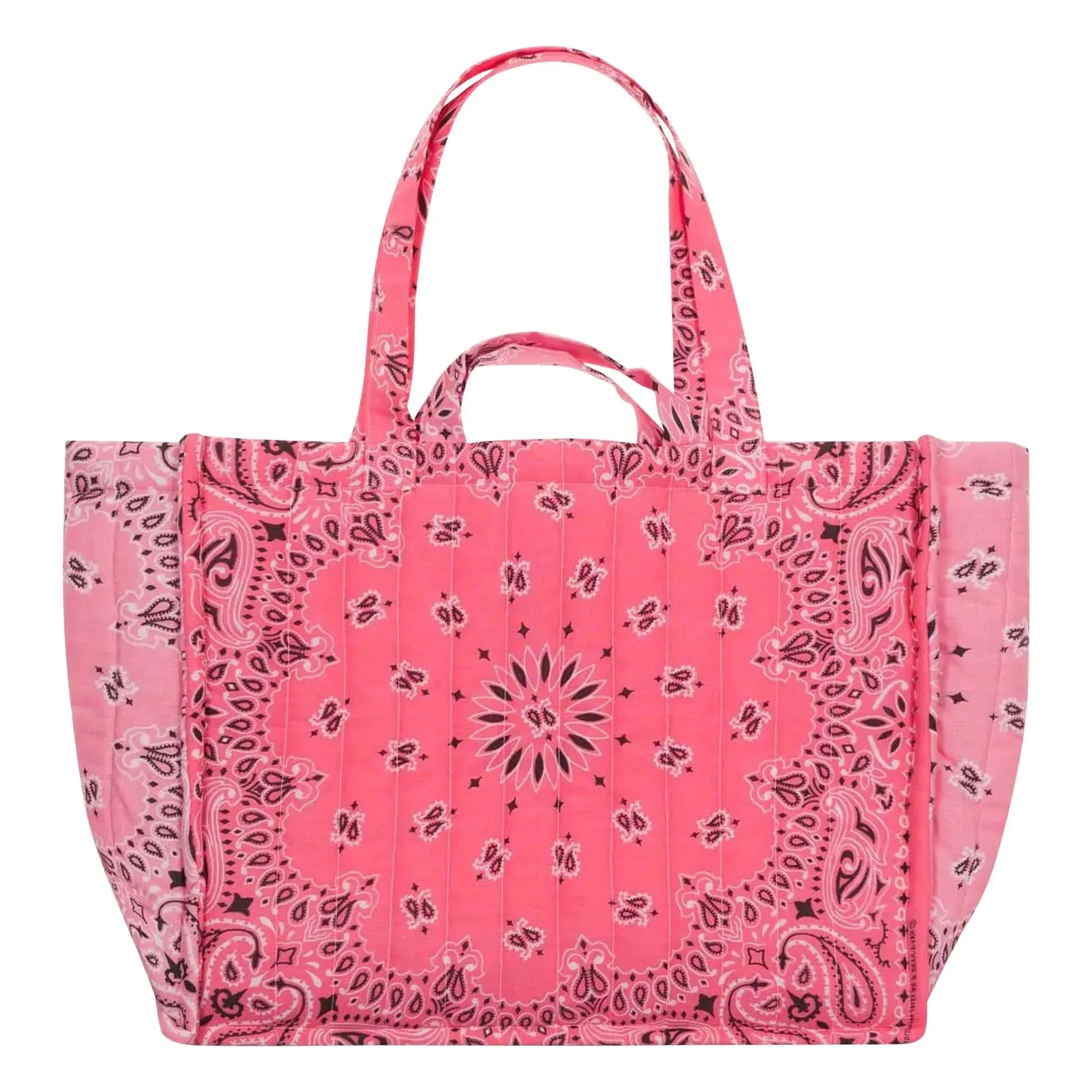 Call it by your name - Happy Face Maxi Kapitone Tote | Pembe